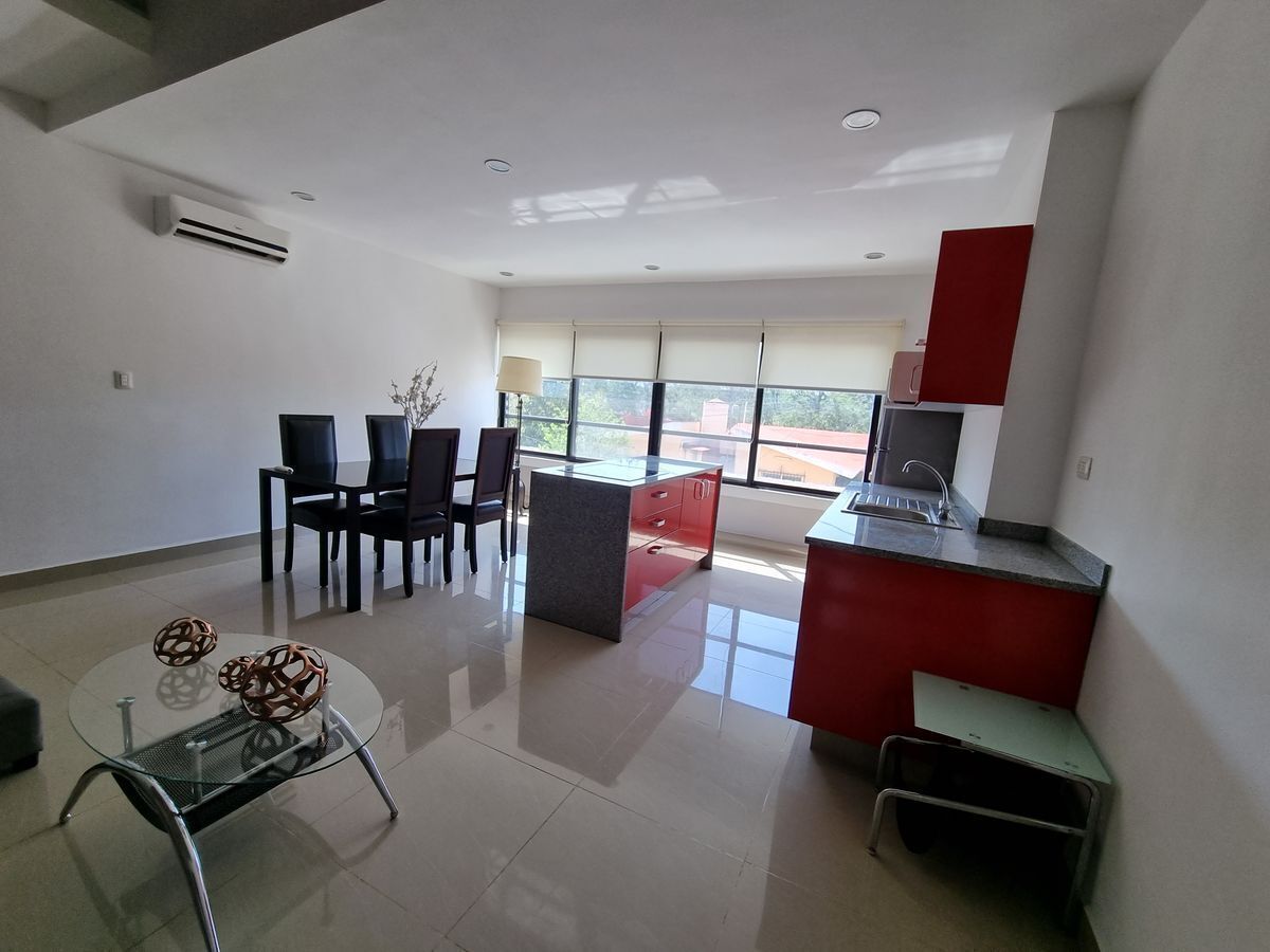DEPARTAMENTO EN RENTA AMUEBLADO EN MONTES DE AMÉ, MÉRIDA