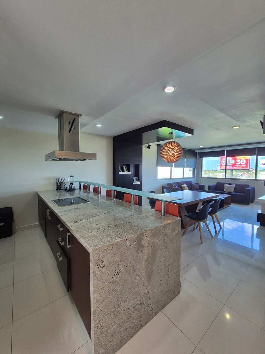 EN RENTA DEPARTAMENTO AMUEBLADO EN SAN ANTONIO CUCUL, MERIDA